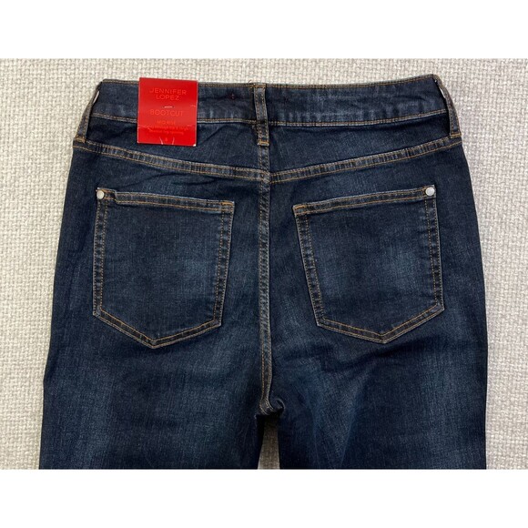 NEW Jennifer Lopez JLo Jeans Flawless Sculpt Bootcut Women's Size 8 Blue Denim - Picture 4 of 14